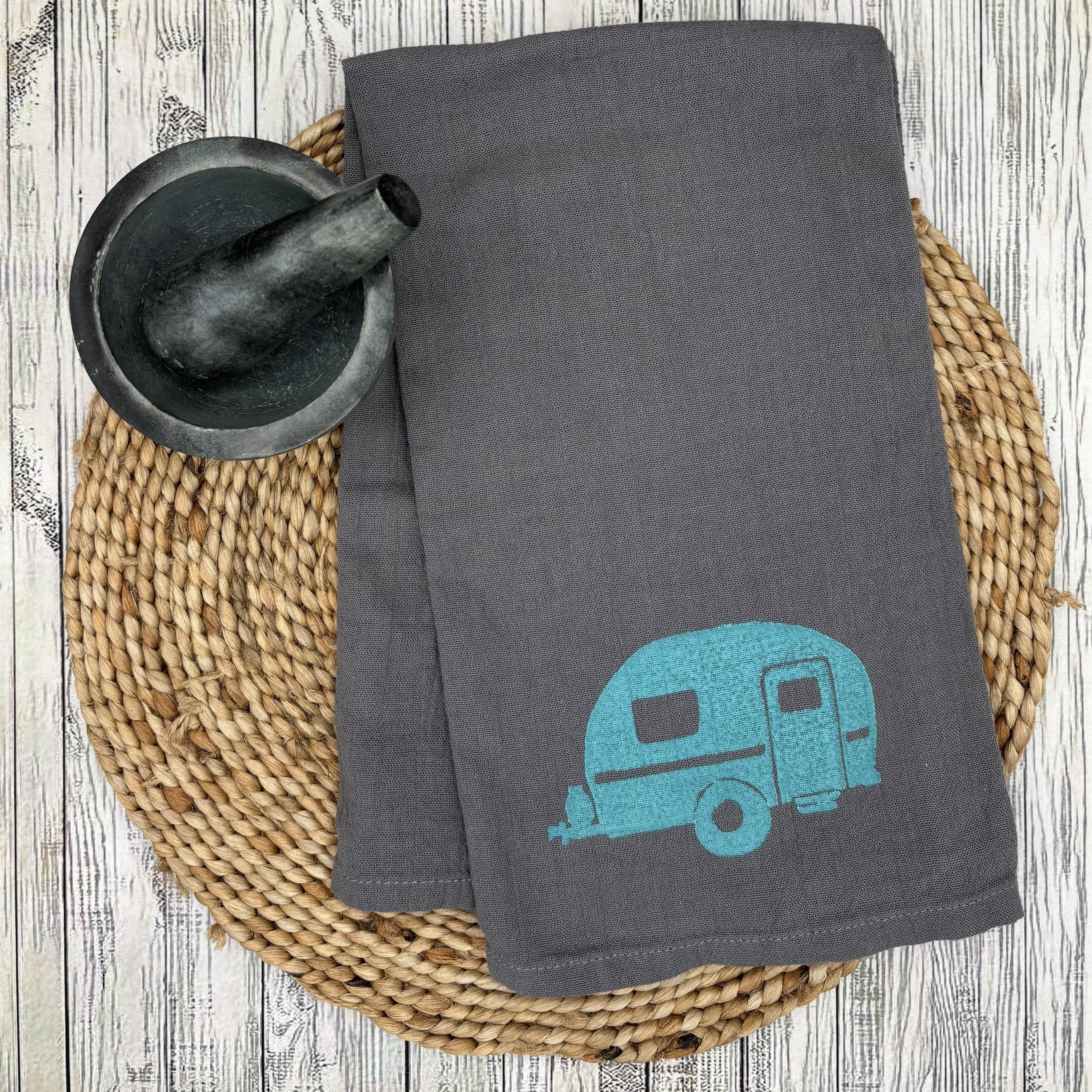 Flour Sack Kitchen Towel • Camper •