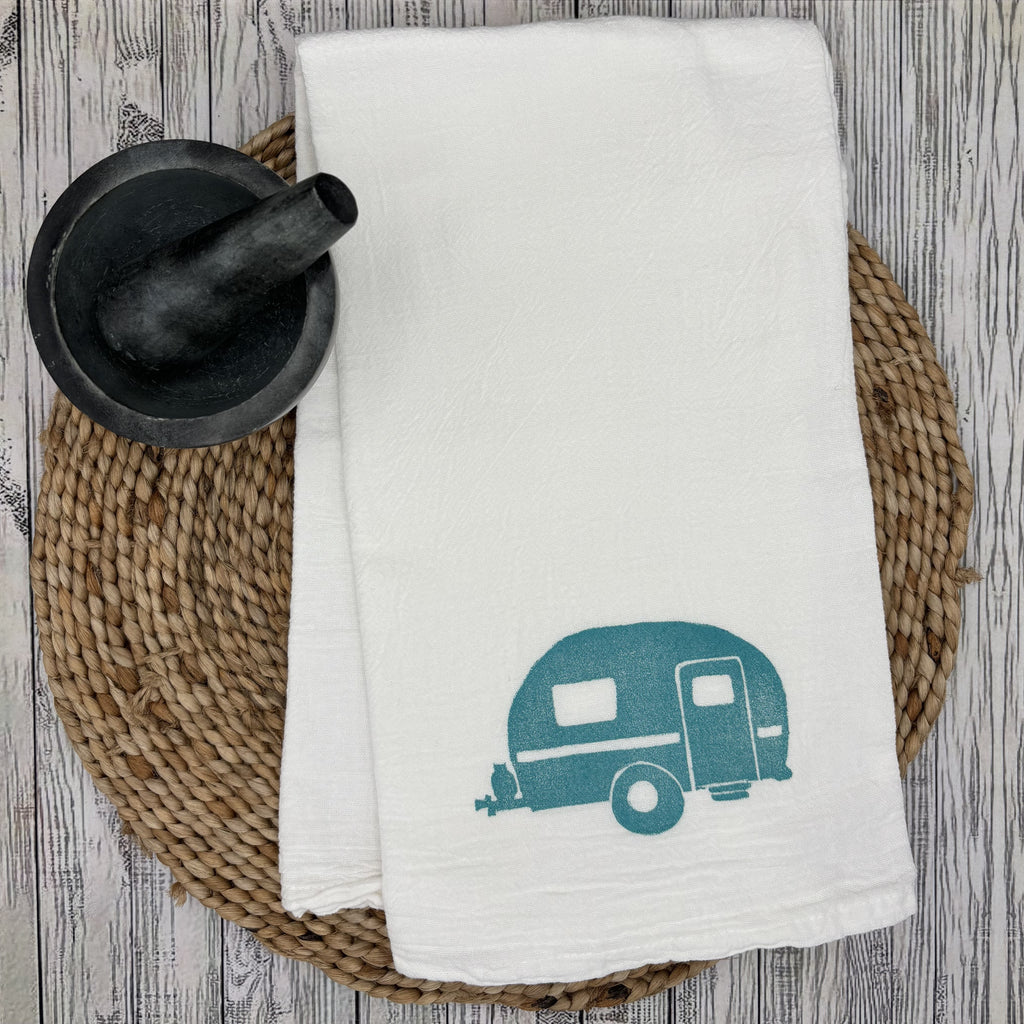 Flour Sack Kitchen Towel • Camper •