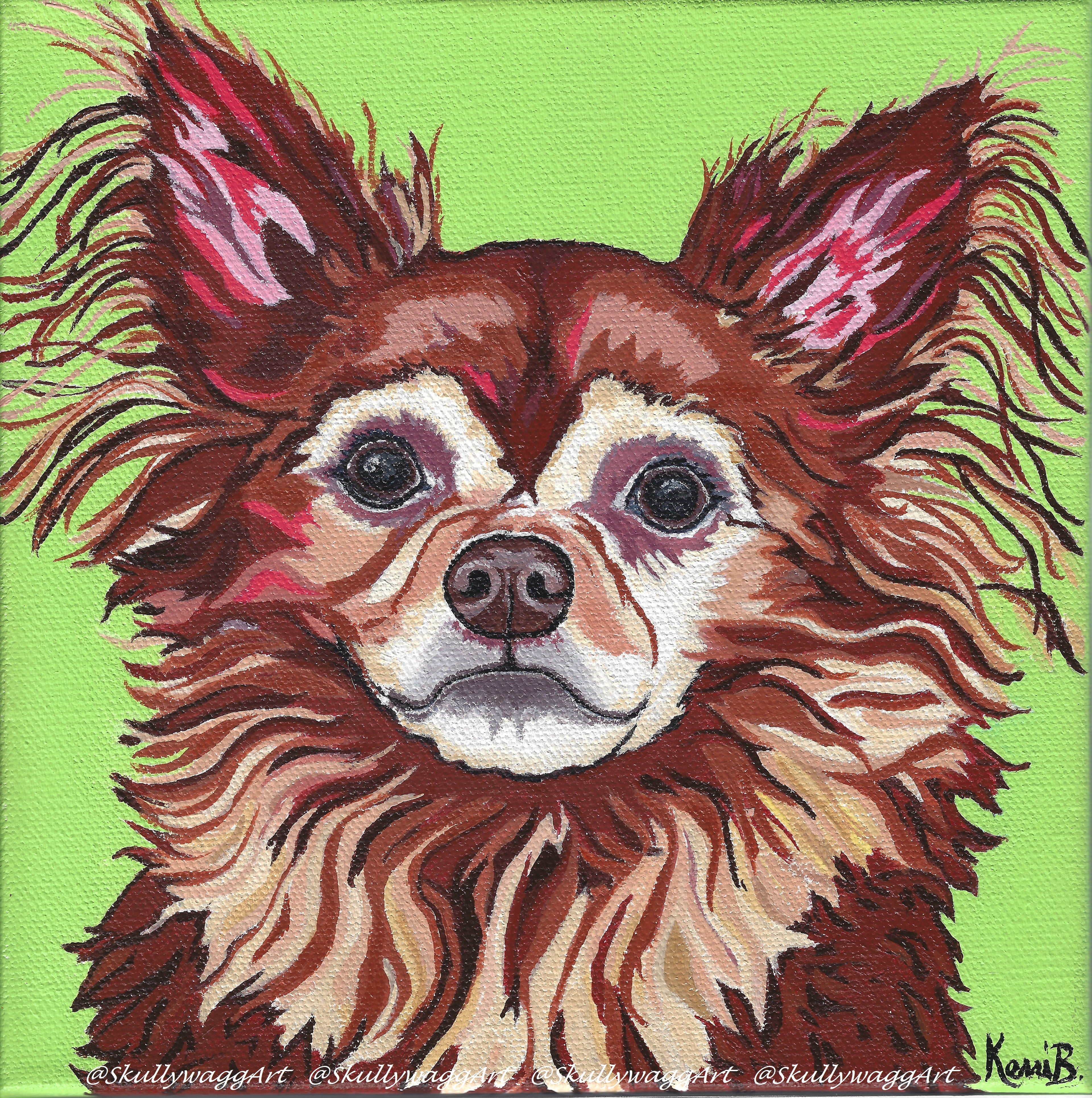 Dog Print • Chihuahua - Long Haired