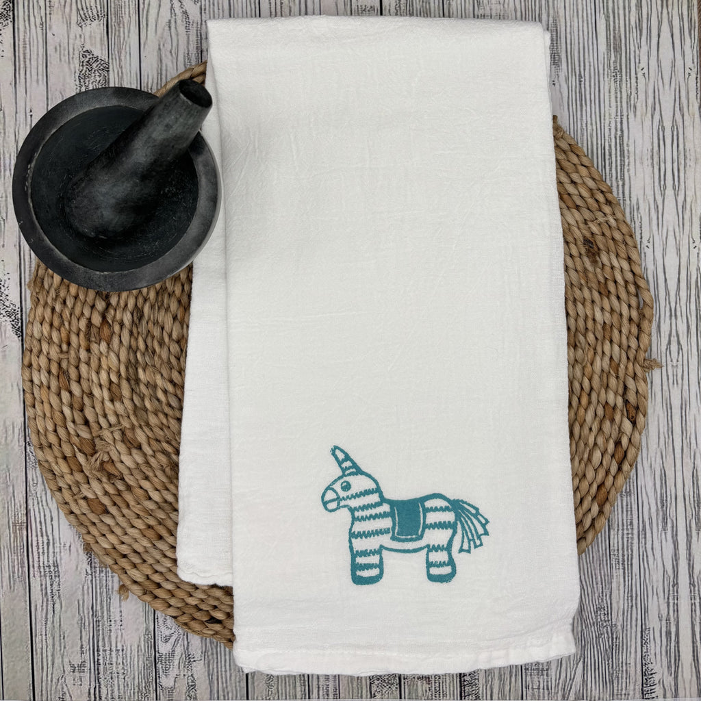 Flour Sack Kitchen Towel • Piñata •