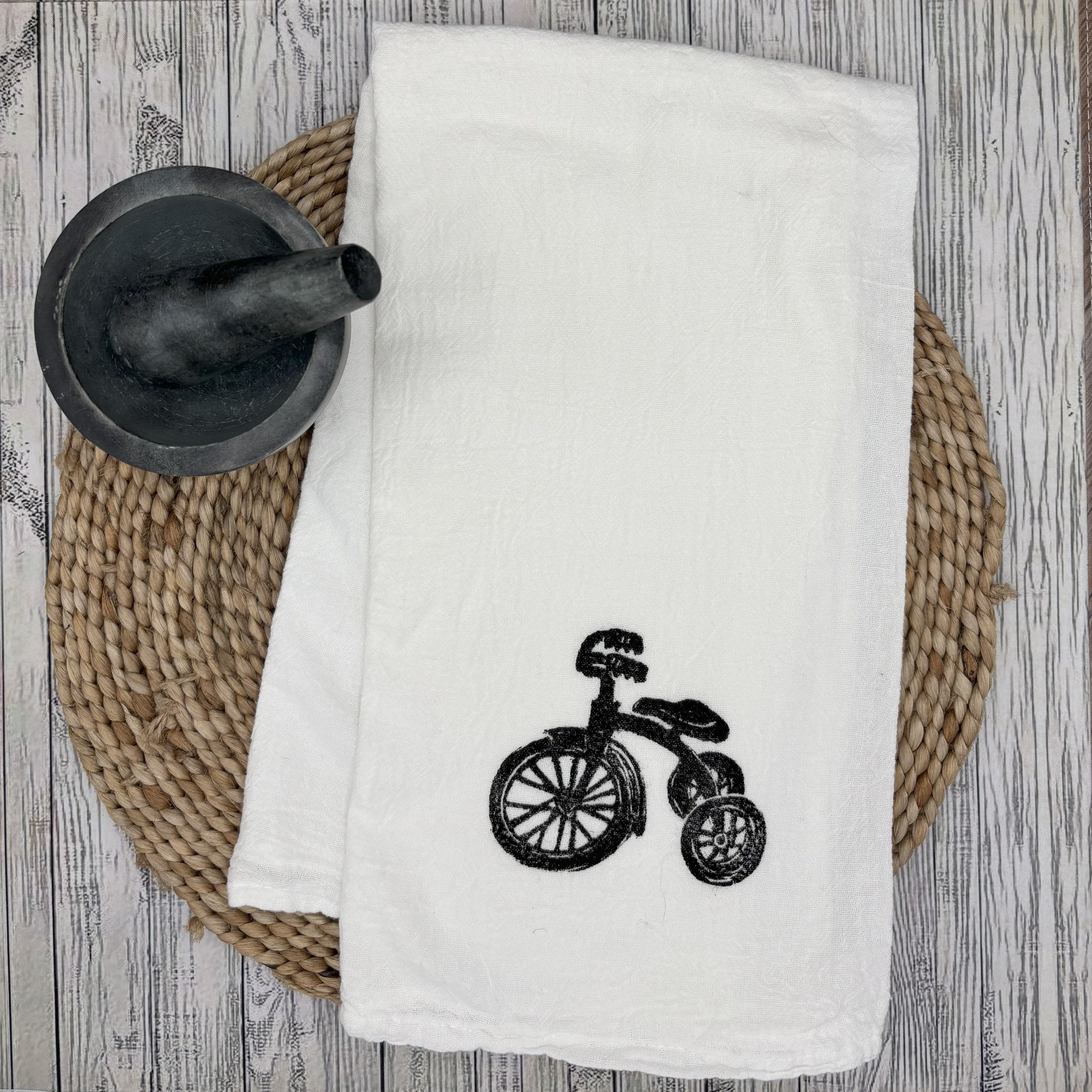 Flour Sack Kitchen Towel • Tricycle •