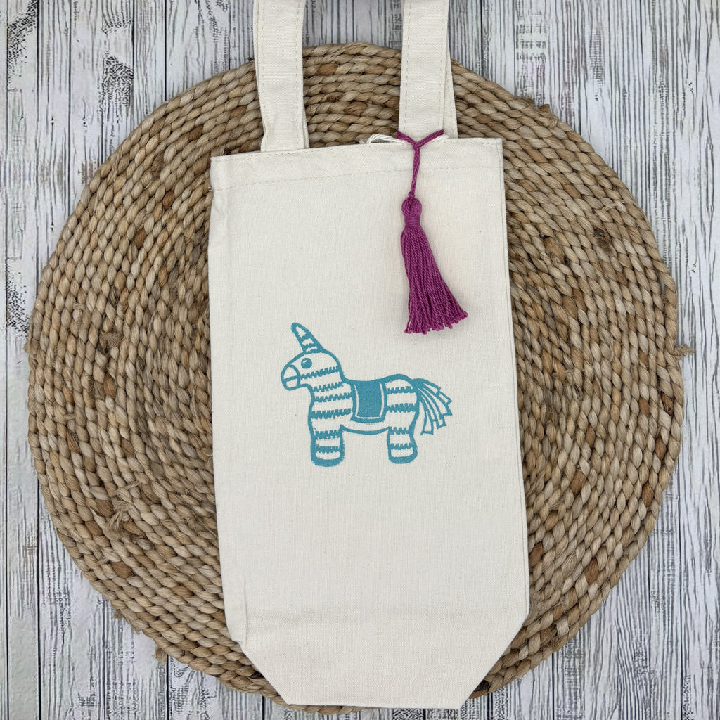 Wine Bottle Tote •Piñata•