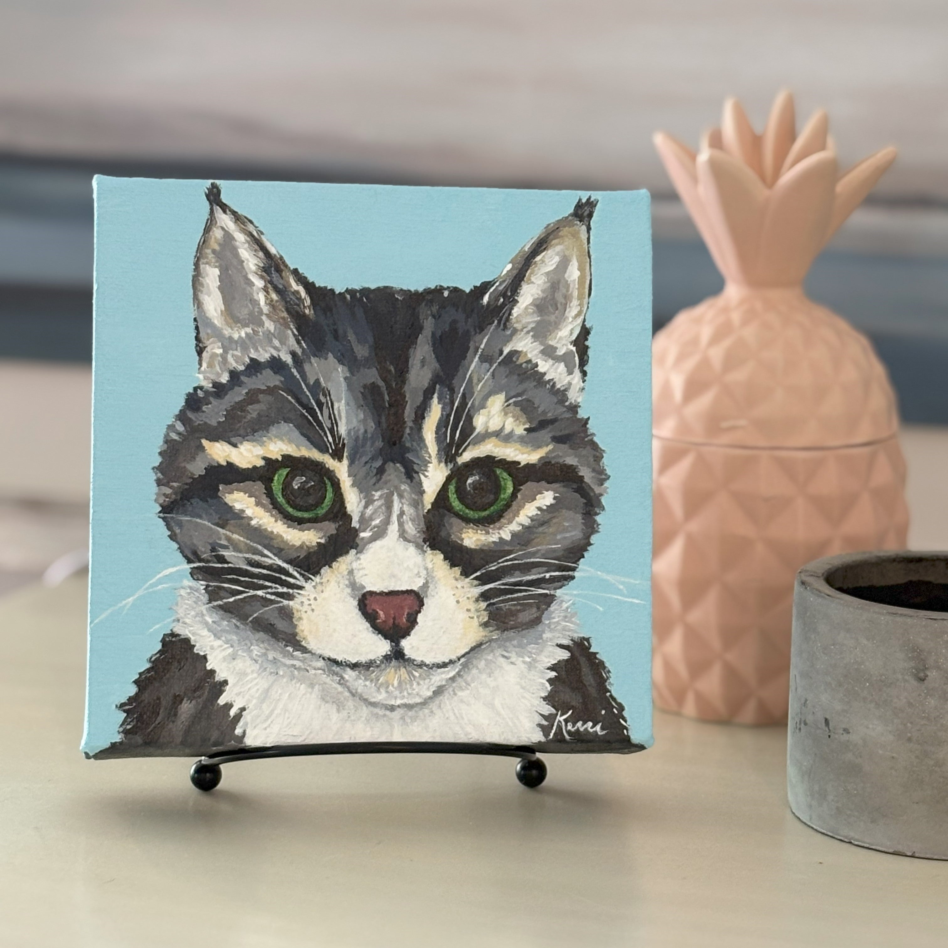Pet Portraits - Custom Acrylic Painting on Canvas