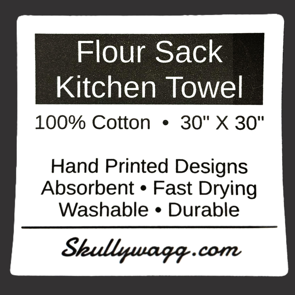 Flour Sack Kitchen Towel • Bike •